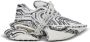 Balmain Unicorn Wave trainers met 'Love Letter' print White Dames - Thumbnail 7