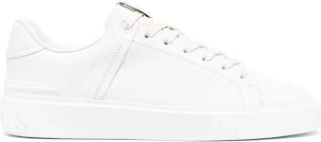 Balmain Witte B-Court Sneakers White Heren