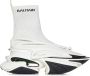Balmain Witte Sneakers met Multi-Materiaal Bovenwerk White Heren - Thumbnail 6