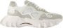 Balmain B-East trainer van leer suède en mesh. White Dames - Thumbnail 4