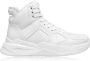 Balmain Witte Leren High-Top Sneakers White Dames - Thumbnail 1