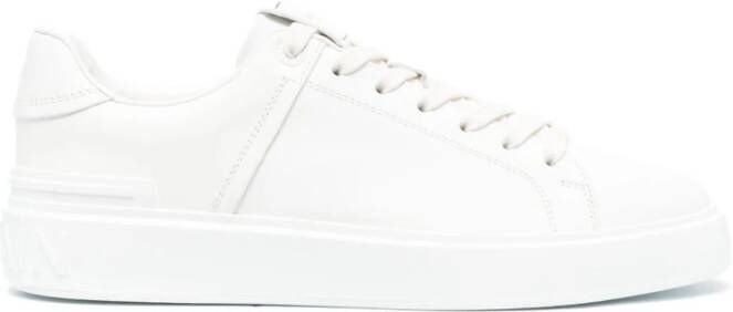 Balmain Witte Sneakers Luxe Stijl White Heren