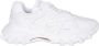 Balmain B-East trainers in leer suède en mesh White Heren - Thumbnail 1