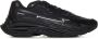 Balmain Zwarte Leren Sneakers met Contrasterend Logo Black Heren - Thumbnail 1