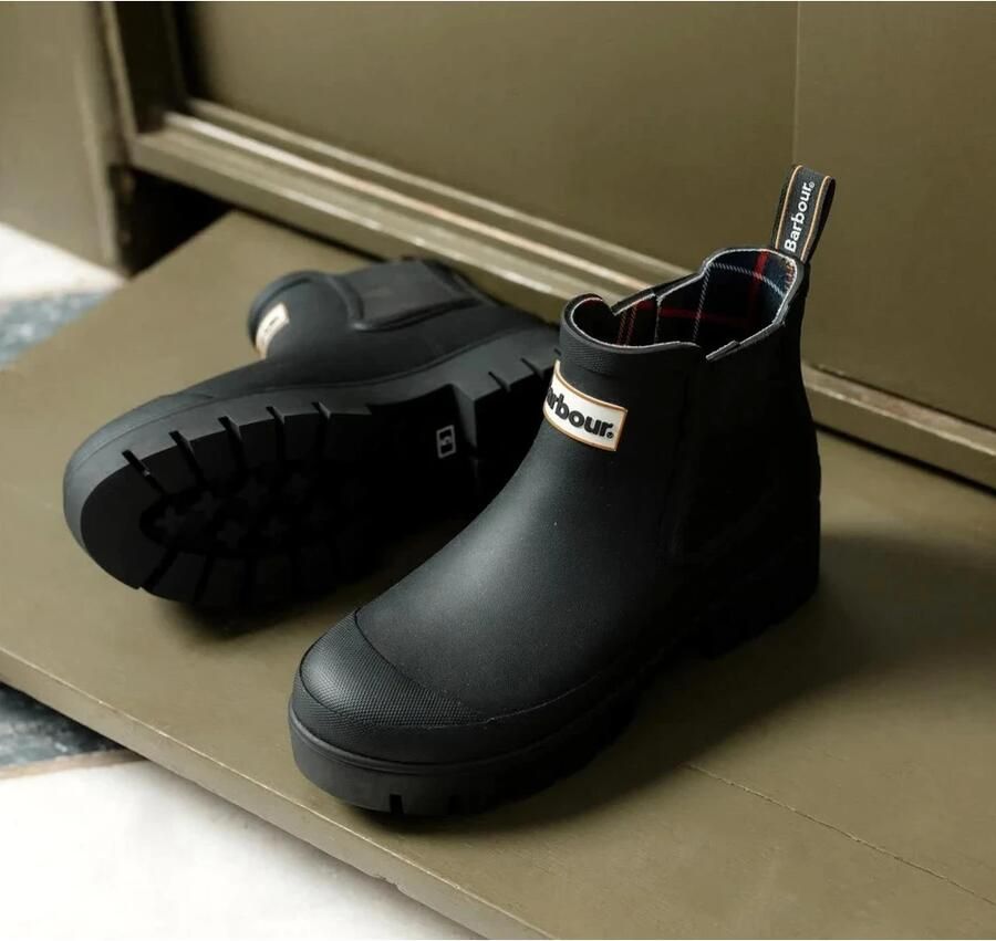 Barbour Rubberen laarzen voor met logo
