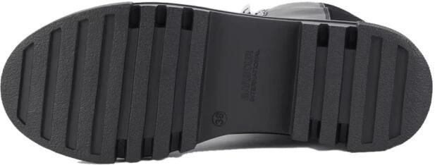 Barbour Stijlvolle zwarte leren wandelschoenen Zwart Dames