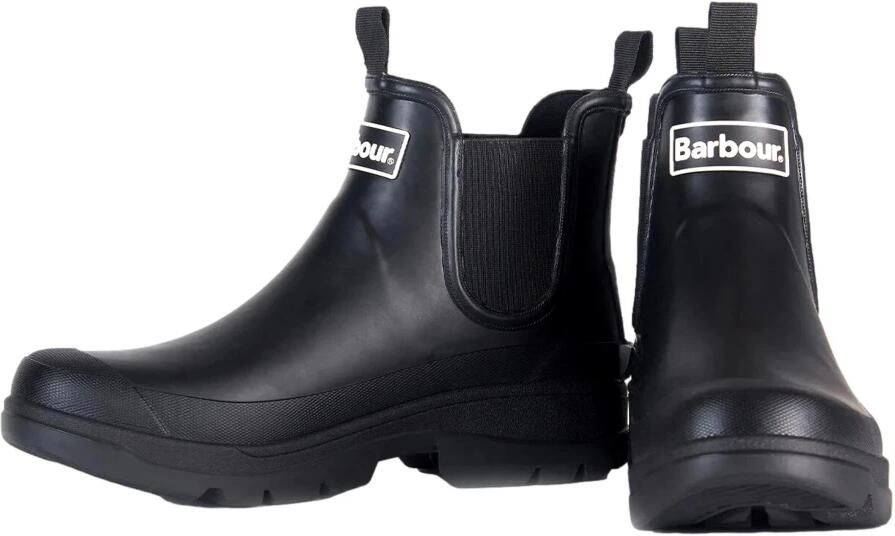 Barbour Zwarte Chelsea Laarzen Mannen Herfst Winter