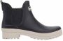 Barbour Low-Top Sneakers Boots Caoutchouc Mallow chelsea noir semelle sable in zwart - Thumbnail 1