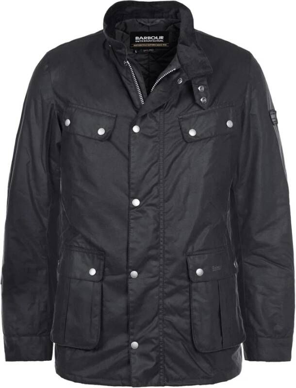 Barbour Duke Wax Jacket met elleboogpatches