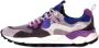Flower mountain Women Yamano 3 Barbour Uni X FM Suede Nylon Purple Grey - Thumbnail 2