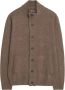 Barbour Gebreide ritsvest met Alcantara elleboogpatches - Thumbnail 1