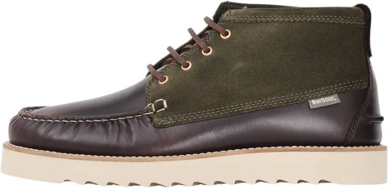 Barbour Met de hand gemaakte leren mocassin schoenen