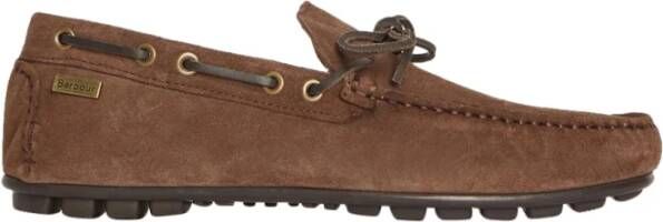 Barbour Suède Driver Schoenen met Contraststiksels