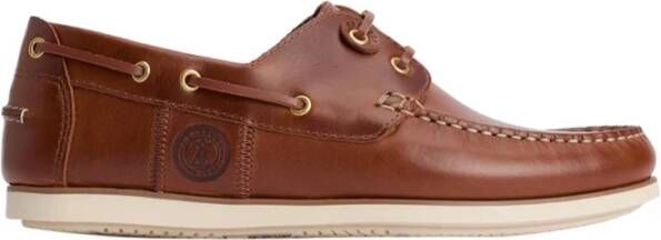 Barbour Wake Bootschoenen Glad Leer Suède
