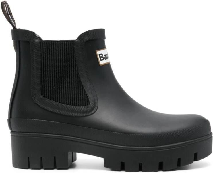 Barbour Klassiek Zwart Rubber Enkellaarzen Black Dames