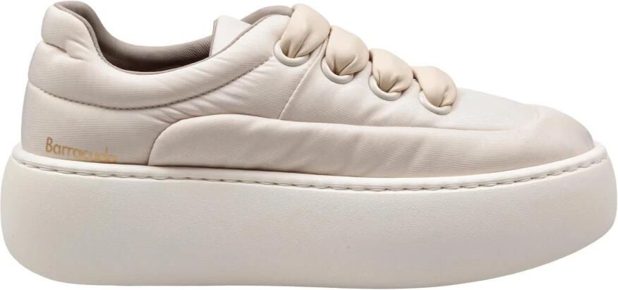 Barracuda Waterafstotende Sneakers in Roomkleurig Stof