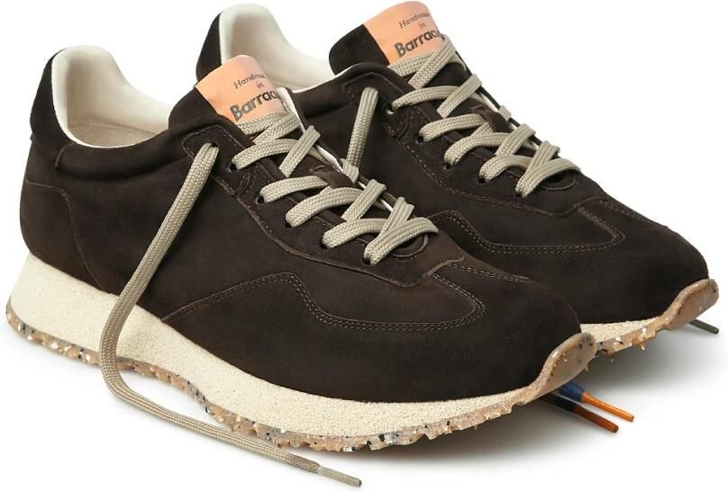 Barracuda Donkerbruine Suède Sneakers Rocket