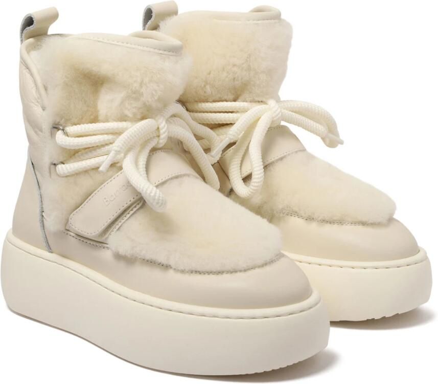 Barracuda Shearling Plateau Laarzen Crème
