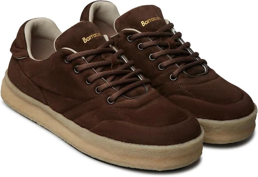 Barracuda Urban Suede Sneaker Donkerbruin