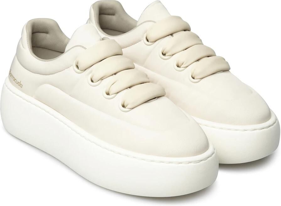 Barracuda Witte Platform Sneakers