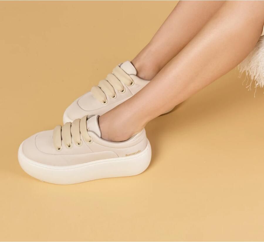 Barracuda Witte Platform Sneakers - Foto 2