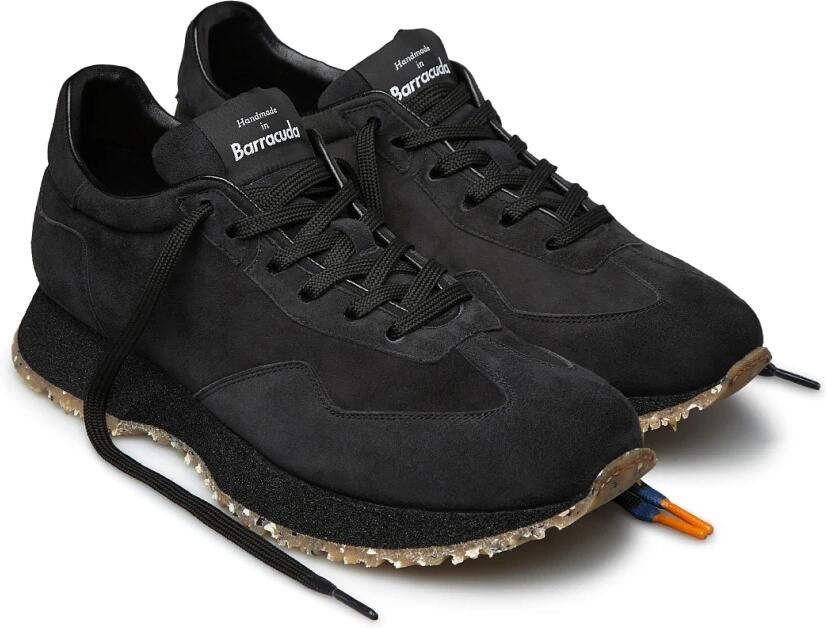 Barracuda Zwarte Suède Rocket Sneakers