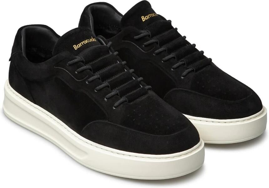 Barracuda Zwarte Suède Slip-On Sneakers