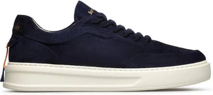 Barracuda Blauwe Suède Sneakers Phonix Stijl