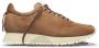 Barracuda Bruine leren sneakers Italiaanse stijl - Thumbnail 1