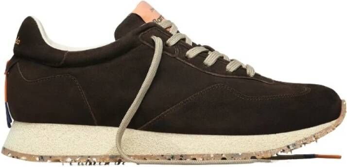 Barracuda Donkerbruine Suède Sneakers Rocket
