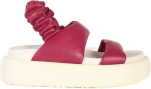 Barracuda Flat Sandals Rood Dames