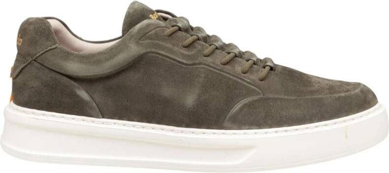 Barracuda Groene Suède Slip-On Sneakers