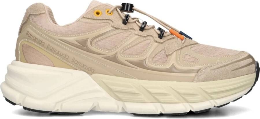 BARRACUDA Lage Sneakers Heren Bu3595 Maat: 42 Materiaal: Suède Kleur: Beige