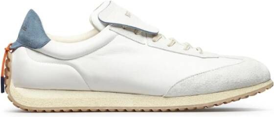 Barracuda Leren Sneakers met Iconisch Oranje Detail