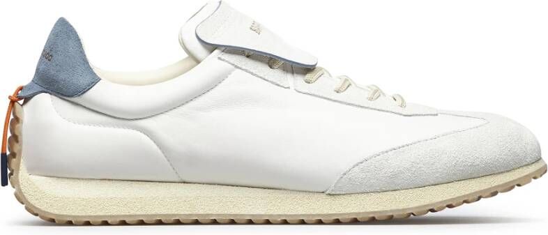 Barracuda Vintage Urban Sneakers Witte Rubberen Zool