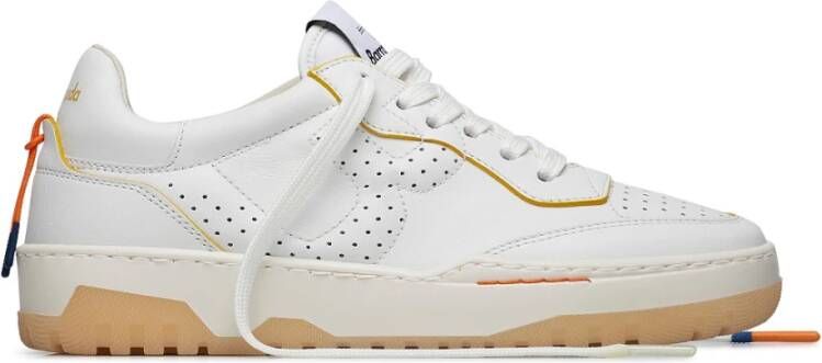 Barracuda Witte Leren Sneakers