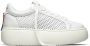 Barracuda Witte Sneakers met Geperforeerd Leren Bovenwerk - Thumbnail 1