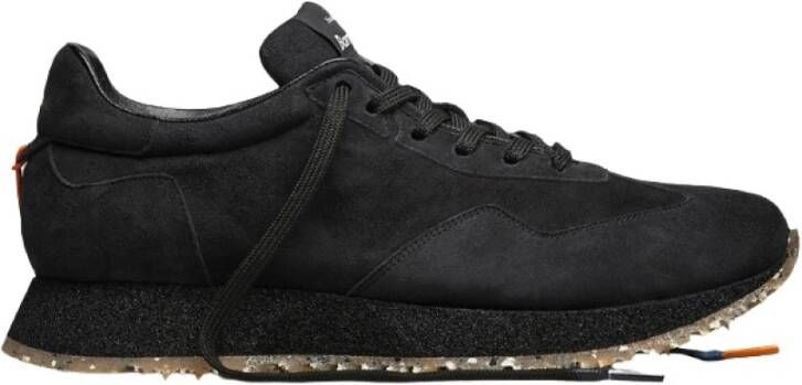 Barracuda Zwarte Suède Rocket Sneakers