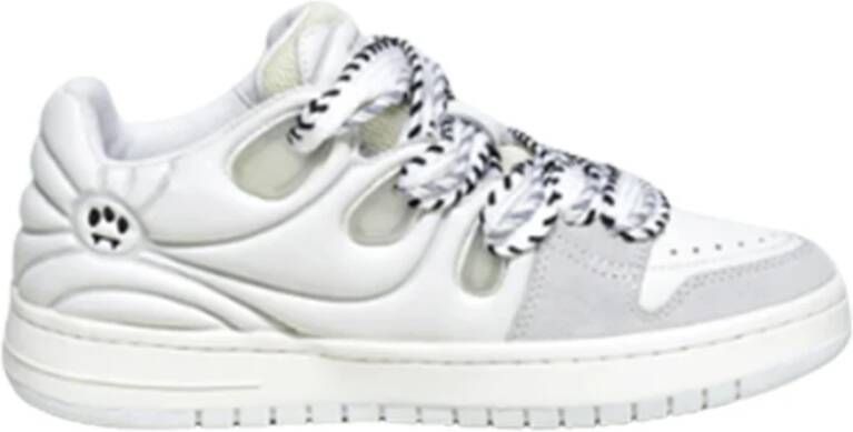 Barrow Beige Sneakers met 3D Smile Beige Heren