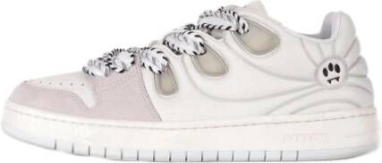 Barrow Witte Sneakers met Logo White Heren