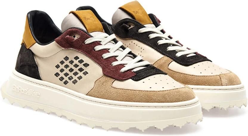 Be Positive Multicolor Cuprace Basket Sneaker Beige Heren