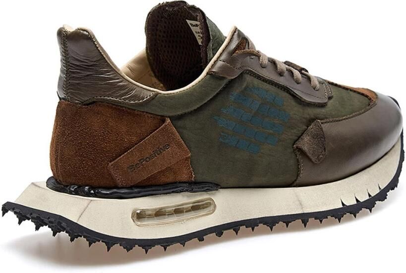 Be Positive Militair Groene Sneakers Space Race Flash Multicolor Dames - Foto 2