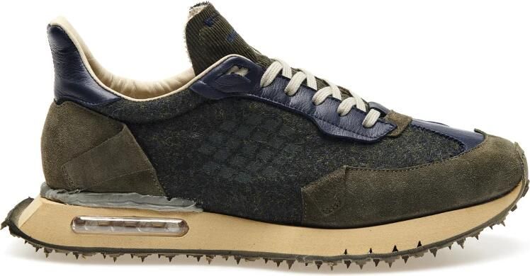 Be Positive Militair Groene Wing Sneakers Green Heren