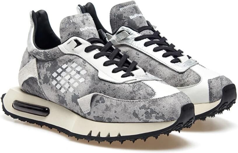Be Positive Zilveren Reflecterende Wing Sneakers