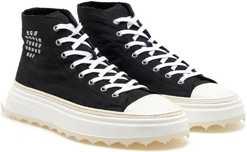 Be Positive Zwarte Sneakers Cuprace Star Mid-Cut