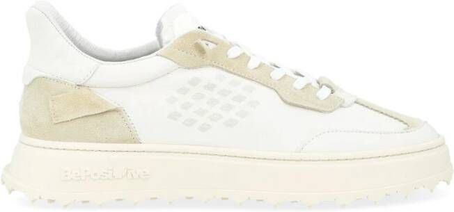 Be Positive Cuprace Suede Sneaker Wit