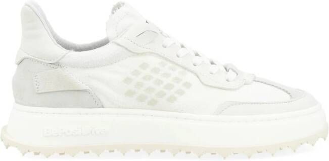 Be Positive Leren Sneaker Cuprace Wit