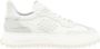 Be Positive Leren Sneaker Cuprace Wit - Thumbnail 1