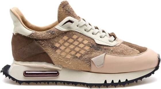 Be Positive Nude Watercolor Camo Sneakers Multicolor Dames