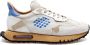 Be Positive Stone-avorio Sneakers Space Race Crackle Mix White Heren - Thumbnail 1